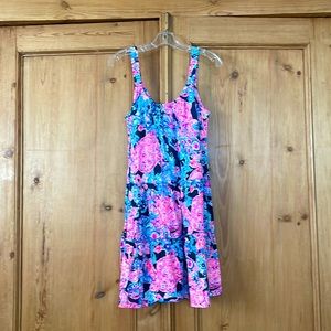 Lilly Pulitzer Loro dress high tide navy turtle amazement nwt size m medium